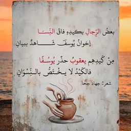 شعار حكمة فى بيت شعر